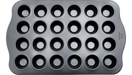 Charola Y Capacillos Molde Para Cupcakes 5 Cm 30 Ml Color Negro