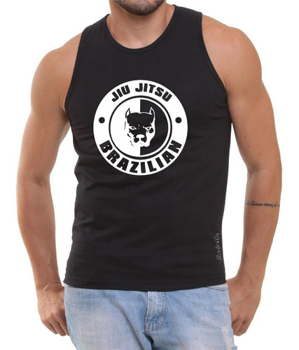 Camiseta Regata Jiu Jitsu Luta Otima Qualidade 