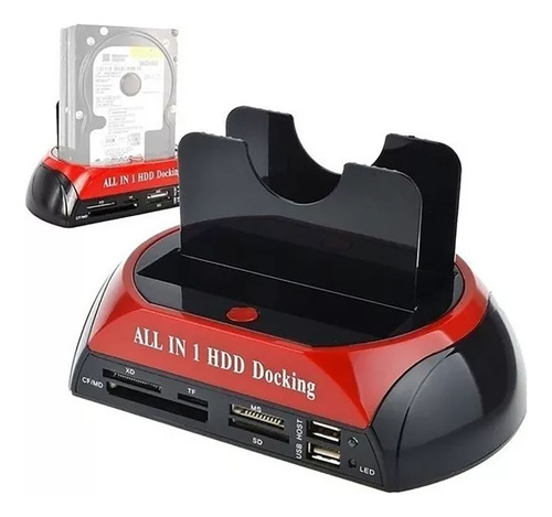 Hd All In 1 Hdd Docking Usb 2,0 3.0 Sata Backup Leitor