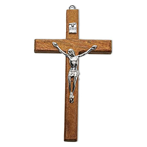 Cruz De Pared De Crucifijo, Cruz Católica Hecha Mano Y...