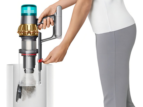 Aspirador Dyson V15 Detect Absolute Com Filtragem Hepa Cor Dourado 127/220V
