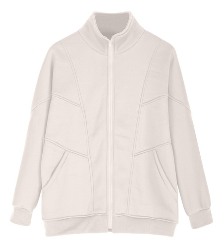 Blusas Femininas W, Jaqueta Com Zíper, Moletons Grandes De L