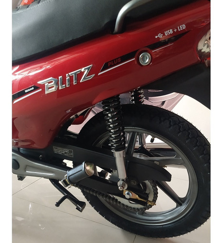 Imagen 11 de 13 de Nueva Motomel Blitz 110 Plus + Led + Usb -0km - Andes Motors