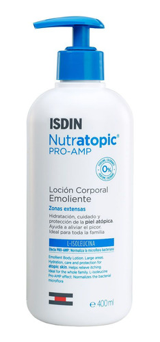 Isdin Nutratopic Pro Amp Loción Emoliente Hidratante Pieles Secas Atópicas