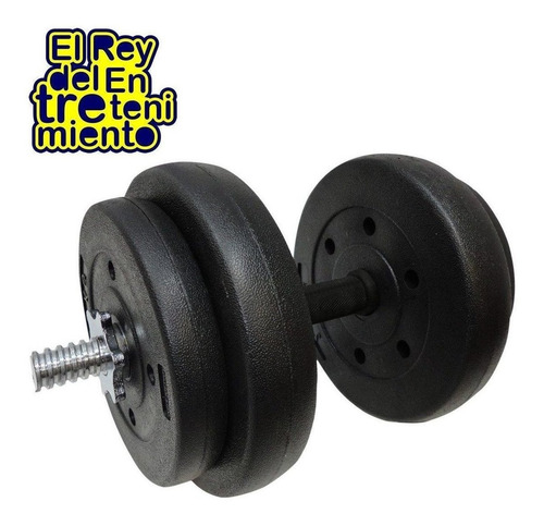 Disco 5kg Revestido Pesa P/ Mancuerna Barra No Oxida- El Rey