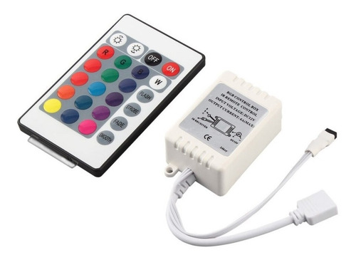 Controladora Rgb Control Remoto 12v P Led 5050 3528 24teclas