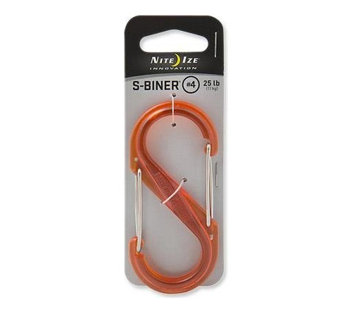 Imagen 1 de 2 de Mosquetón S-biner® Plastic Double Gated Carabiner #4 Orange