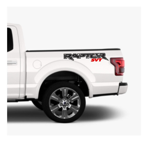 Sticker Ford Lobo Raptor Svt P/batea 2 Pzas. Calcomanias 