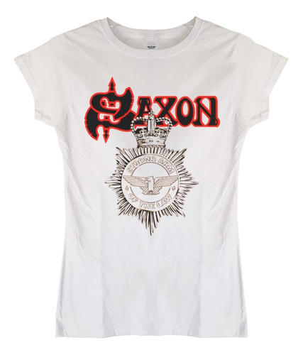 Polera Mujer Saxon Strong Arm Of The Law Metal Abominatron