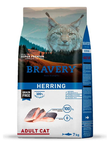 Bravery Herring Gato Adulto 7 Kg