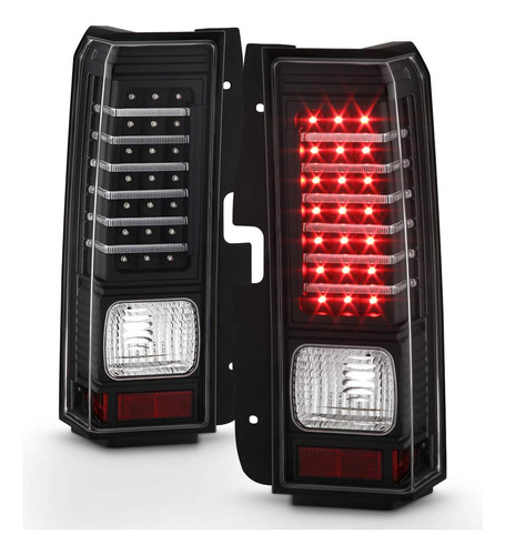 Para Hummer Negro Led Barra Luz Trasera Juego Lampara Freno