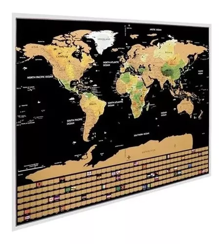 Scrach map mapa de rascar mapamundi