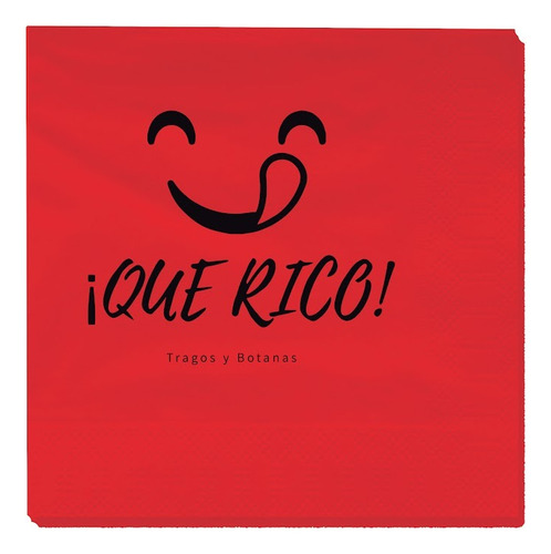Servilleta De Papel Personalizada - 150 Piezas Urgentes A Elegir