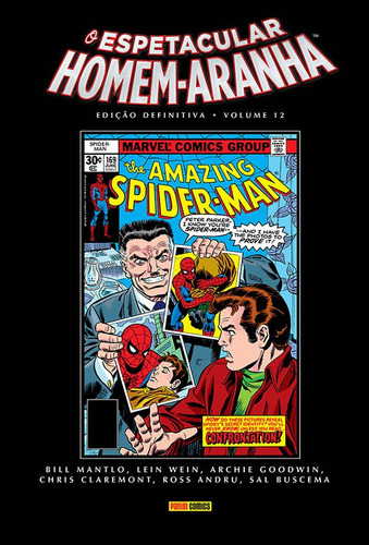 O Espetacular Homem-aranha Edição Definitiva Vol. 12, De Gerry Conway. Editora Panini, Capa Dura, Edição 12 Em Português, 2023