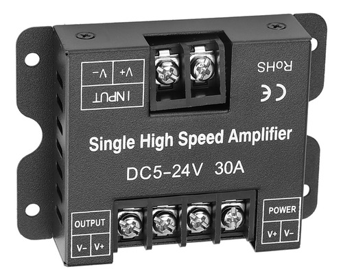Amplificador De Señal Led De Un Solo Color Dc5-24v 30a Para