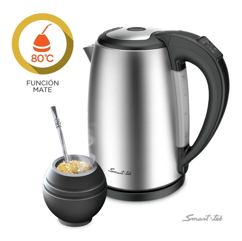 Pava Electrica Smart Tek Sd2035 Acero 1,7 Litros - Mate