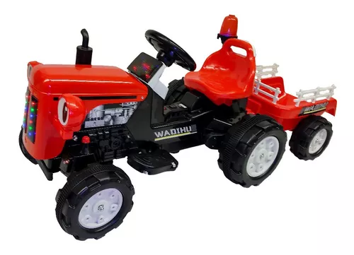 Tractor Montable Electrico Infantil Recargable Para Niños