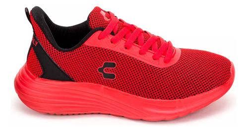 Tenis Deportivos Hombre Rojos Textil Charly 1086306 Gnv®