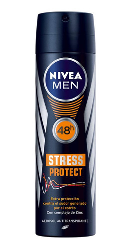 Desodorante Nivea Aerosol Stress Protect Men 150ml