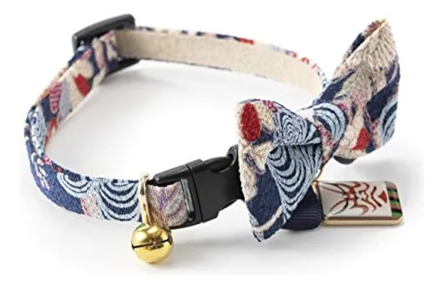 Necoichi Kabuki Corbata De Lazo Collar Para Gato