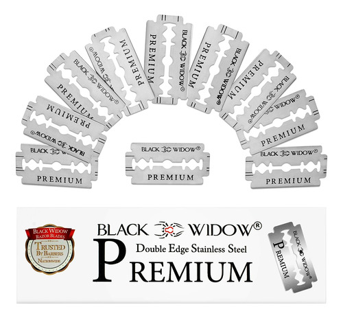 Black Widow Premium Cuchillas De Afeitar De Doble Filo ...