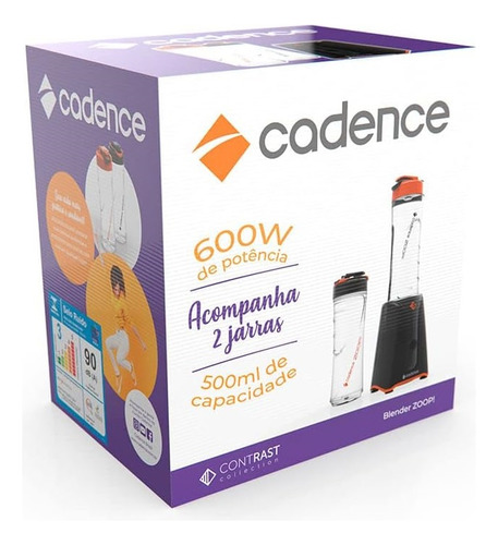 Blender Zoop Contrast Cadence Com 2 Jarras Bld701