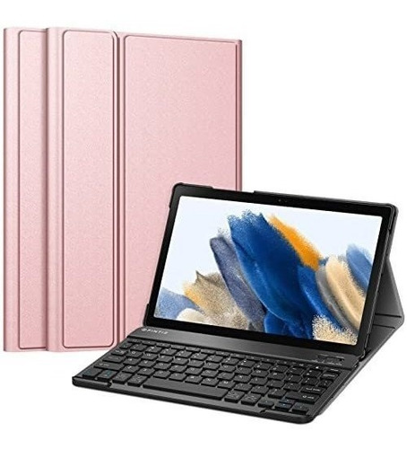 Funda + Teclado Para Samsung Tab A8 10.5 Fintie Rosa