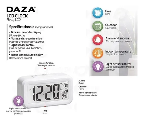 Reloj despertador daza cheap