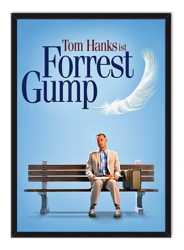 Cuadro Enmarcado - Póster Forrest Gump - Tom Hanks 