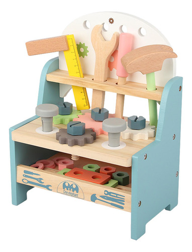 26 / Set Niños Simulación De Madera Juego De Herramientas