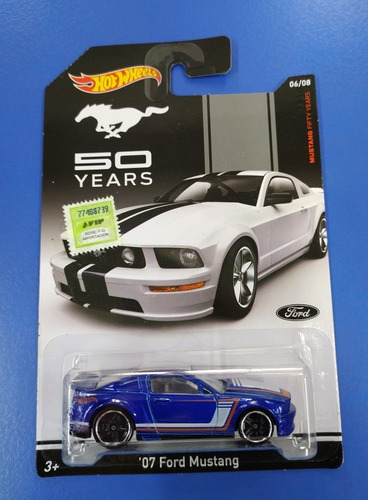 Hot Wheels Ford Mustang'07 - 50 Aniversario Original