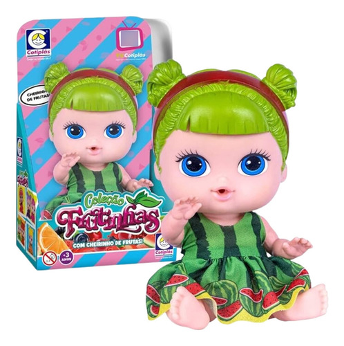 Boneca Frutinha Melancia Com Aroma - Cotiplás