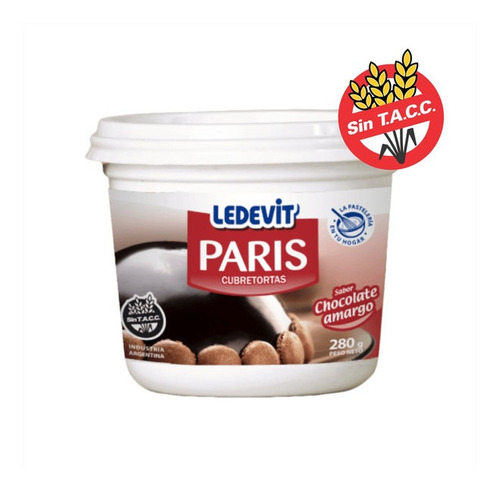 Crema Paris Chocolate Ledevit X280grs - Cotillón Waf