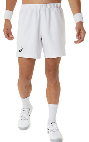 Short Tennis Asics Court 7in Blanco Hombre 2041a260.100