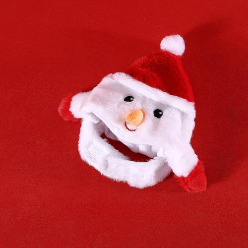 Gorro De Papá Noel Para Gato, Disfraz M Muñeco De Nieve