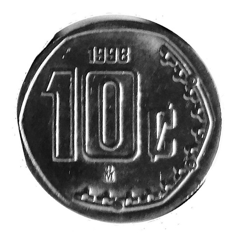Moneda De 10 Centavos Simple
