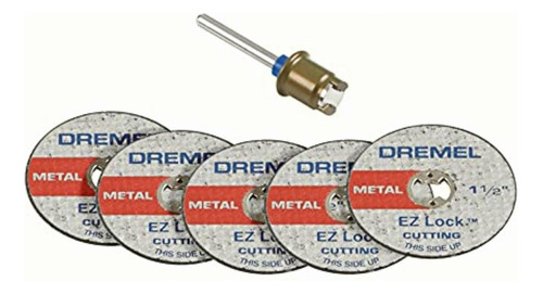 Dremel Ez406-02 Kit De Discos De Corte Ez Lock, 6 Piezas