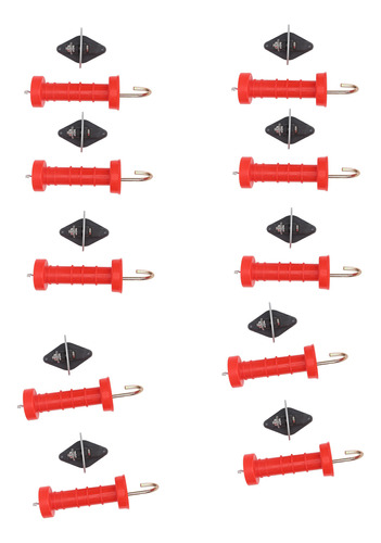 Manilla Eléctrica Para Valla, 10 Unidades, Tiradores De Puer