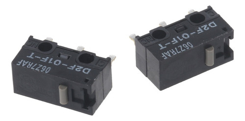 2 Peças De Mouse Original Micro Switch D2f-01f-t Grey Dot Pa