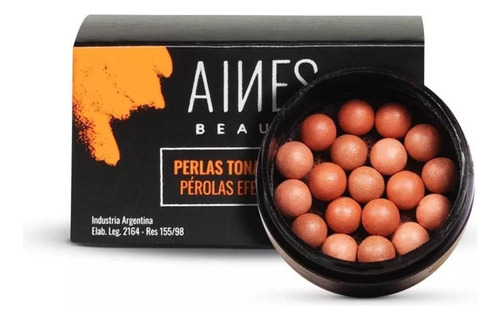 Perlas Tonalizadoras Aines Beauty Efecto Bronze 10 G