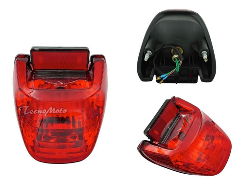 Farol Trasero Completo Rojo Cg125 Cg150 Esd Titan / Rx150 