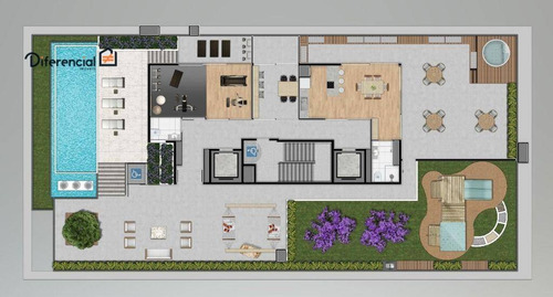 Imagem 15 de 16 de Apartamento Garden À Venda, 105 M² Por R$ 667.000,00 - Água Verde - Curitiba/pr - Gd0346