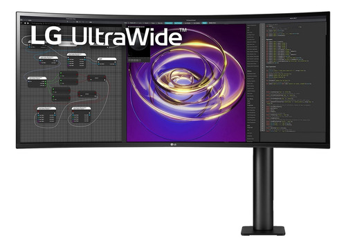 LG Pantalla Ips Curvada Ultraancha Qhd Soporte Ergo Retraso