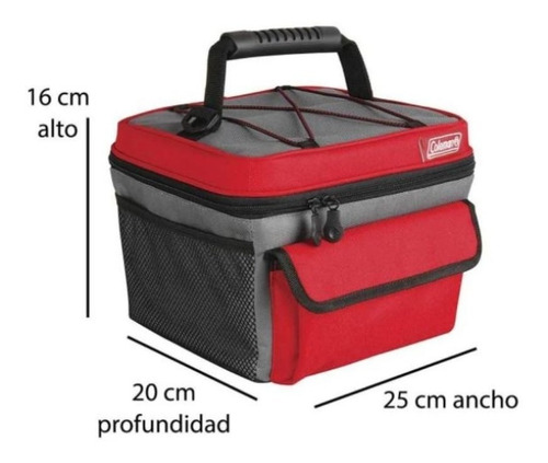 Imagen 4 de 8 de Conservadora Bolso Térmico Coleman® Plegable Lunchera 8 Lts