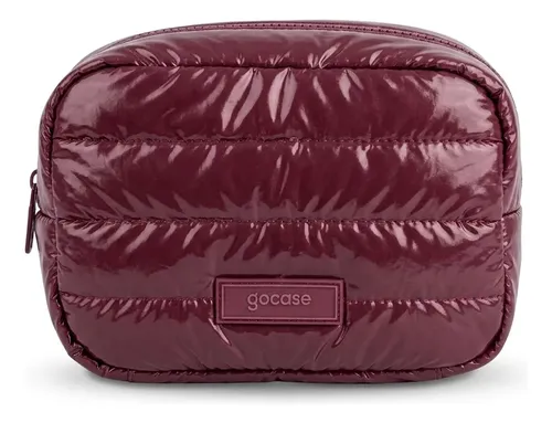 Necessaire Puffer Básica Gocase Vinho