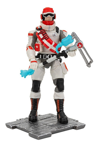 Figura De Ação Boneco Fortnite Triage Trooper Solo Mode 10cm