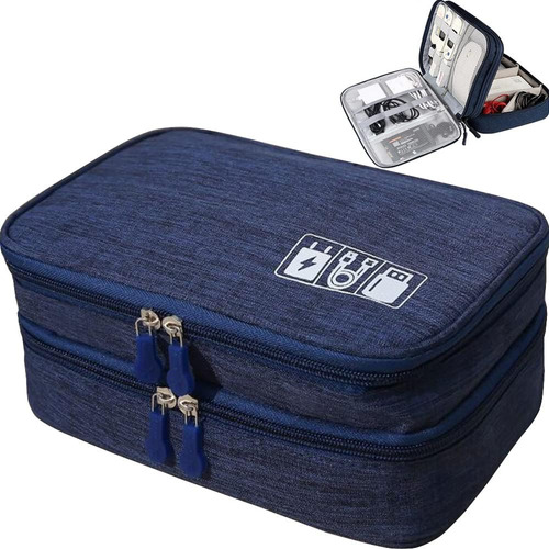 Qinntono Electronics Organizer Case De Viaje Gran Bolsa De A