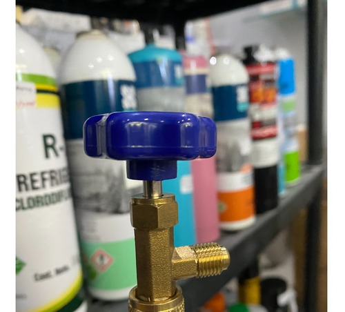 Valvula Check Lata Gas Refrigerante R22 R134 Etc Con Llave