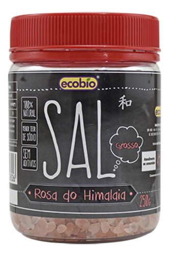 Kit 6x: Sal Rosa Do Himalaia Grosso Ecobio 250g