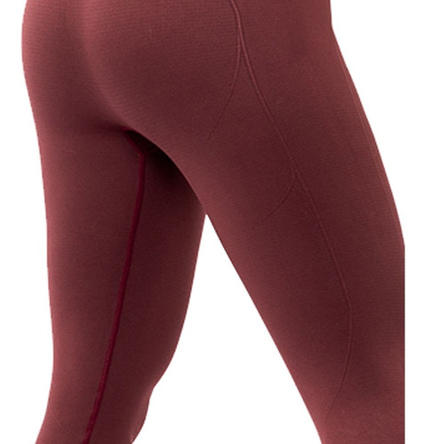 Imagen 6 de 6 de Leggins Calza Deportiva Seamless 800004 Burdeo